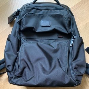 Tumi Black Travel Briefcase Backpack
